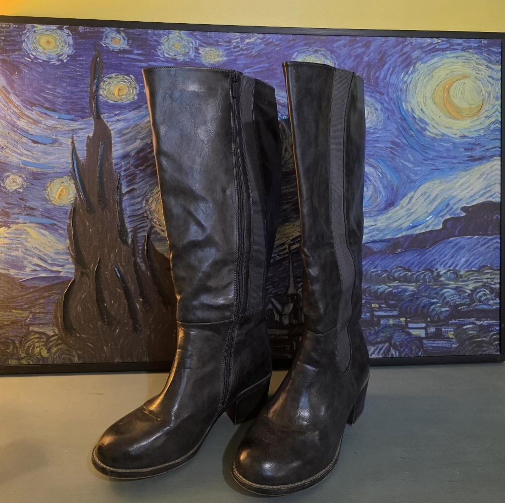 Torrid Charcoal Heeled Boots